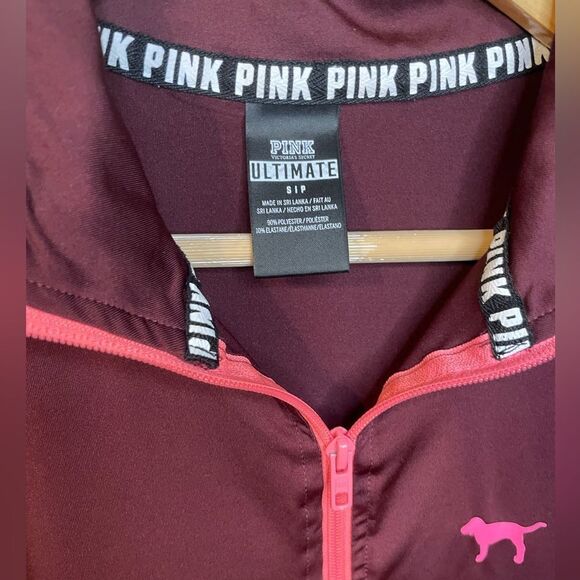 PINK Ultimate Half-Zip Jacket Size Small - Picture 2 of 5